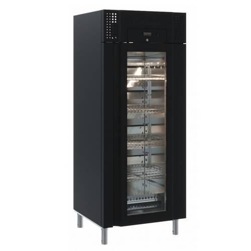 Шкаф холодильный Carboma Pro M700GN-1-G-HHC 9005 (сыр, мясо) с высокой точностью контроля влаж