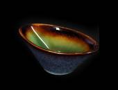 Емкость для соуса 80мл 118мм Corone Verde синий+зеленый HL497070 фк0718 Емкость для соуса 80мл 118мм Corone Verde синий+зеленый HL497070 фк0718