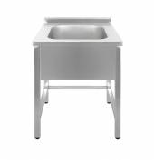 Ванна моечная 1-а секционная 700*800*850 гл.380 с бортом (цельнотянутая мойка) Ванна моечная 1-а секционная 700*800*850 гл.380 с бортом (цельнотянутая мойка)