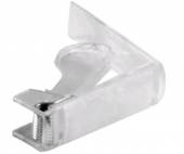 Зажим для скатерти прозрачный с липучкой пружина 1738 32093 /1/96/ Зажим для скатерти прозрачный с липучкой пружина 1738 32093 /1/96/