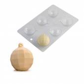 Форма д/шок. конфет d60мм h30мм, 6 ячеек, 40гр, пластик Martellato 20SF005