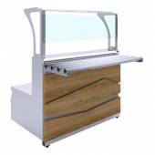 Мармит первых блюд под электрические супницы Zigzag Luxstahl МПН (С)-1200 Premium (камень) +столешн. Мармит первых блюд под электрические супницы Zigzag Luxstahl МПН (С)-1200 Premium (камень) +столешн.