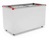 Ларь морозильный Frostor Gellar FG 400 C v25 красный с прямым стеклом Ларь морозильный Frostor Gellar FG 400 C v25 красный с прямым стеклом