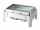 Чафинг-диш MVQ STANDART PLUS 9 л с откидной крышкой Чафинг-диш MVQ STANDART PLUS 9 л с откидной крышкой