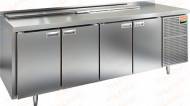 Стол холодильный для салатов Hicold SL2-1111SN (1/6)  с крышкой
