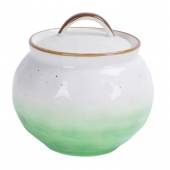 Сахарница, 400 мл, фарфор,зеленый цвет "The Sun" P.L. 170648 /6/ Сахарница, 400 мл, фарфор,зеленый цвет "The Sun" P.L. 170648 /6/