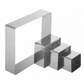 Форма кондитерская 220х220x50мм нерж. Luxstahl для выпечки квадратная