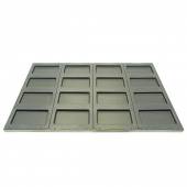 Лист для выпечки чиабатты и булочек панини 160 мм 530*325 с антипригарным покрытием