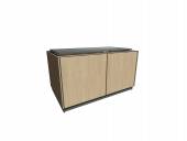 МОБ-Д-В-О 1600х1000х860 серия RD1 Каркас с обшивкой ЛДСП, двери, полка, под встройку, островной МОБ-Д-В-О 1600х1000х860 серия RD1 Каркас с обшивкой ЛДСП, двери, полка, под встройку, островной