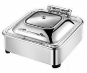 Чафинг-диш MVQ DELUX 6 л с откидной крышкой квадратный Чафинг-диш MVQ DELUX 6 л с откидной крышкой квадратный