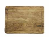 Доска для подачи, обработанная минеральным маслом 35*25*1,5 см, олива