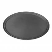 Поднос овальный черный 65х56см прорезиновый ПЛАСТИК P.L. - BarWare 2700-CT BLACK