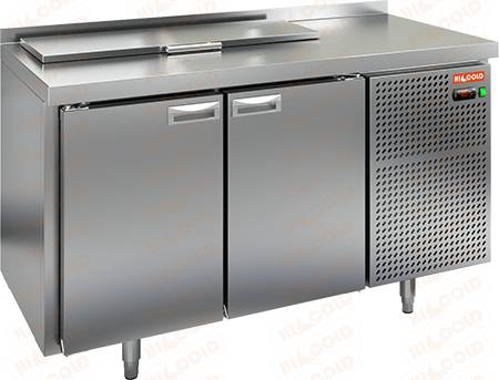 Стол холодильный для салатов Hicold SL2-11SN (1/6) с крышкой Стол холодильный для салатов Hicold SL2-11SN (1/6) с крышкой