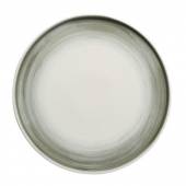Тарелка с высоким бортом «Айсио»; фарфор; D=279, H=17мм; белый, серый T8600999