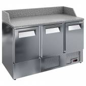 Стол холодильный Grande С Polair TMi3GNpizza-GC 3 двери столешница гранит Стол холодильный Grande С Polair TMi3GNpizza-GC 3 двери столешница гранит