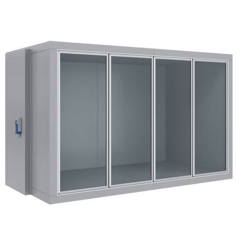 Камера холодильная со стеклянным фронтом Polair КХН-7,66 СФ 3290х1360х2200 четыре двери Х7 Камера холодильная со стеклянным фронтом Polair КХН-7,66 СФ 3290х1360х2200 четыре двери Х7