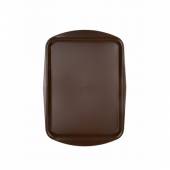 Поднос прямоугольный 49х36см темно-коричневый полипропилен особо прочный Поднос прямоугольный 49х36см темно-коричневый полипропилен особо прочный