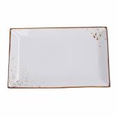 Блюдо прямоугольное 21,5*12,5 см, фарфор "Elegance The Sun" P.L. NGD015-1 /6/ Блюдо прямоугольное 21,5*12,5 см, фарфор "Elegance The Sun" P.L. NGD015-1 /6/