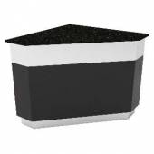 Прилавок угловой внешний Stone Island Gastrolux ПНУ-Н/SI Прилавок угловой внешний Stone Island Gastrolux ПНУ-Н/SI