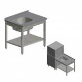 Стол для грязной посуды Kayman для п/м Tatra СПМ-121/0907 правый Стол для грязной посуды Kayman для п/м Tatra СПМ-121/0907 правый