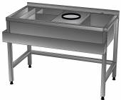 Барная станция с мойкой и отверстием для сбора отходов 1200х600(700)х850 Барная станция с мойкой и отверстием для сбора отходов 1200х600(700)х850