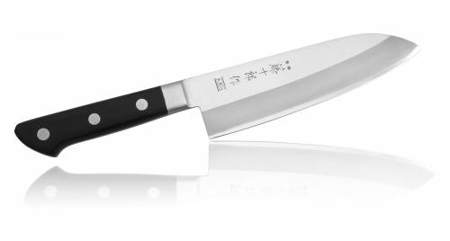 Нож шеф Сантоку Tojiro 165мм сталь Мо-V 3 слоя, рукоять полипропропилен TJ-120 JV
