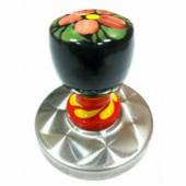 Форма-резак для пельменей D=66мм нерж. с дерев. ручкой /1/