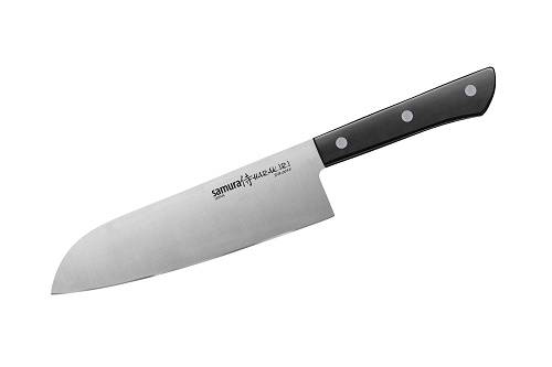 Нож кухонный Сантоку 175мм Samura HARAKIRI корроз.-стокая сталь ABS пластик SHR-0095W