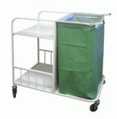 Тележка для белья МТ8 ОЛДАК медицинская, 2 полки, мешок Тележка для белья МТ8 ОЛДАК медицинская, 2 полки, мешок