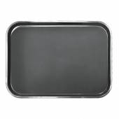Поднос прямоугольный черный 45,5*35,5см прорезиненный ПЛАСТИК P.L. - BarWare 1216 BLACK