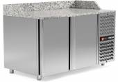 Стол холодильный Polair Pizza 800 TM2ENpizza-G 2 двери столешница гранит Стол холодильный Polair Pizza 800 TM2ENpizza-G 2 двери столешница гранит