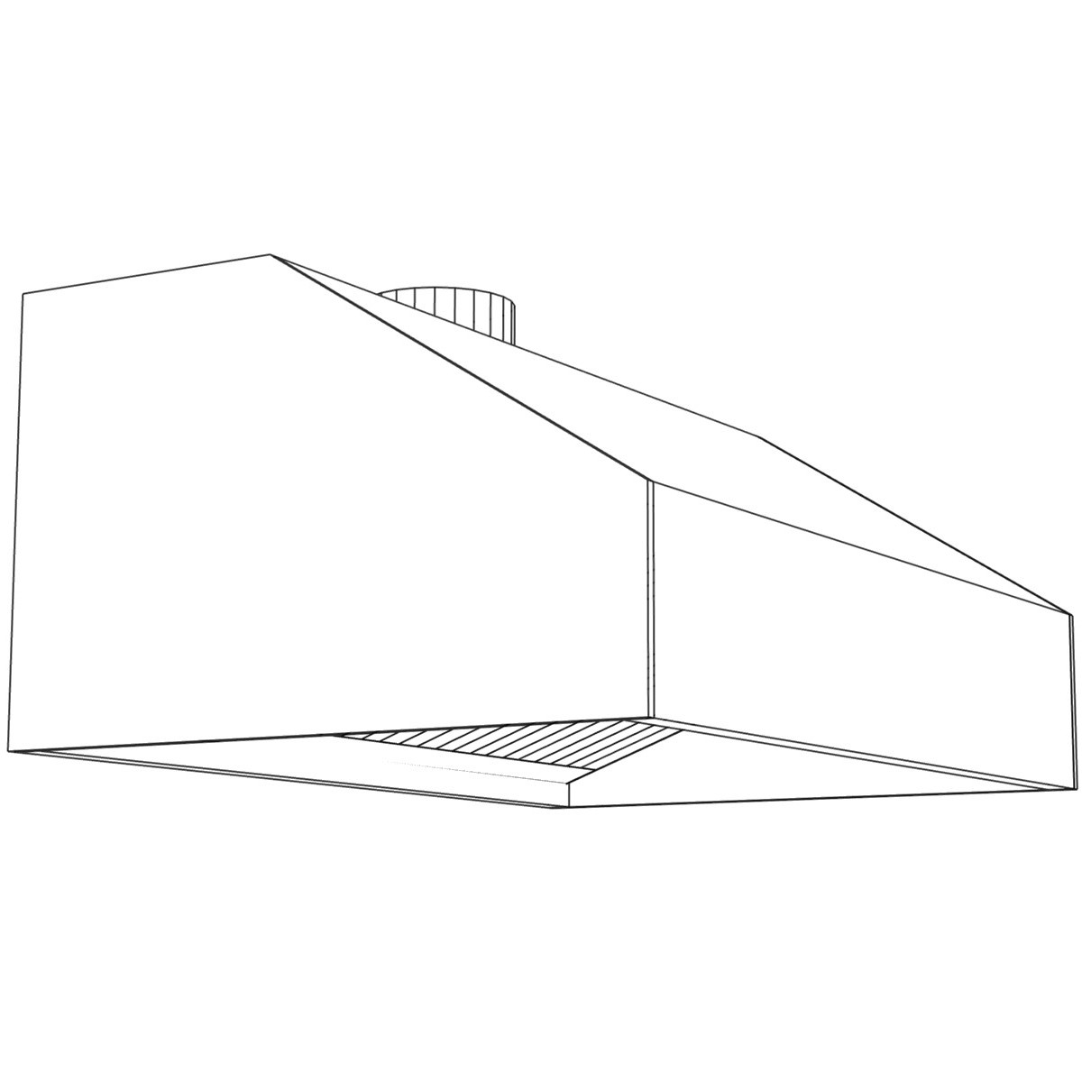 Зонты вытяжные пристенные купольные