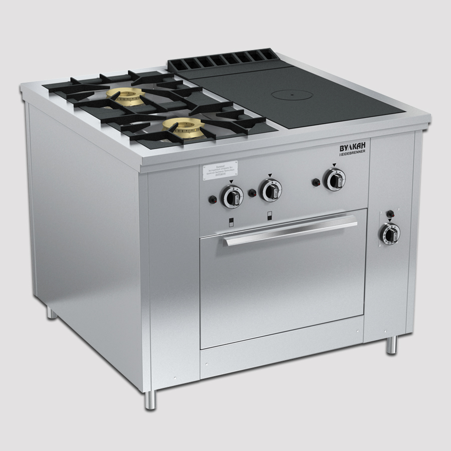 Плиты газовые комбинированные Вулкан серия Maxi (Россия-Германия)