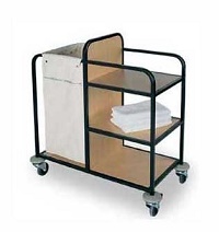 Тележки ТГ полками МДФ для горничных Олдак (Россия)